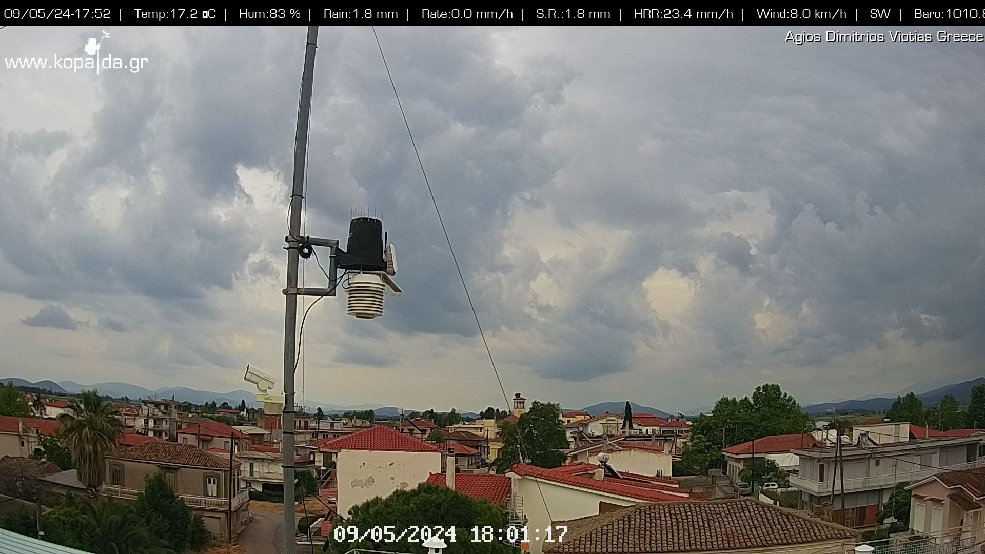 Webcam of the island of Crete Pirati online